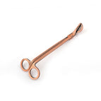 Red bronze half head with flower scissors