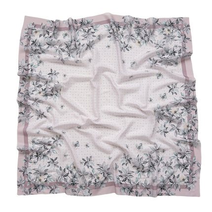 Cross-Border New Product Voile Print 110 Square Scarf Classic Lace Scarf Turban Malaysian Shawl