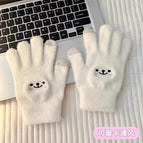1#A pair of white smiley bears
