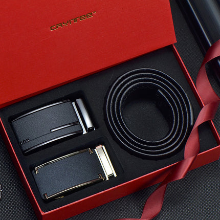Factory fast business a generation of hair belt men's suit first layer leather cross-border belt leather wholesale