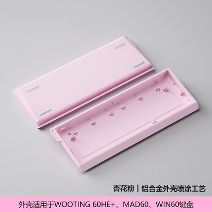 Wholesale H60 Aluminum Alloy Shell Suitable for Wooting60He+Mad60 Customized Magnetic Axis Keyboard Rgb