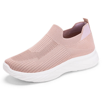 Mom's Shoes Mesh Breathable Summer Walking Shoes for Middle-Aged and Elderly People Old Beijing Cloth Shoes Women's Sports and Casual Shoes for Women