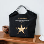 Five-pointed star black (excluding shoulder strap) / Medium