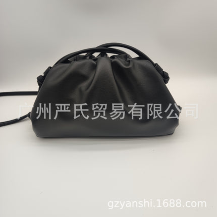 2022 New Cloud Bag Cross-border Women's Bag Pleated Dumpling Bag Autumn and Winter Fashion Shoulder Crossbody Bag Handbag Women's Bag