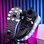 E67 black double wheels with lights / 30