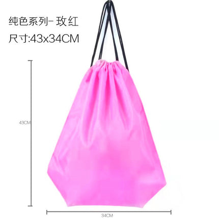 Swimming Bag Children's Men's and Women's Sports Fitness Storage Beat Bag Beach Swimming Waterproof Bag Lightweight Shoulder Travel Bag