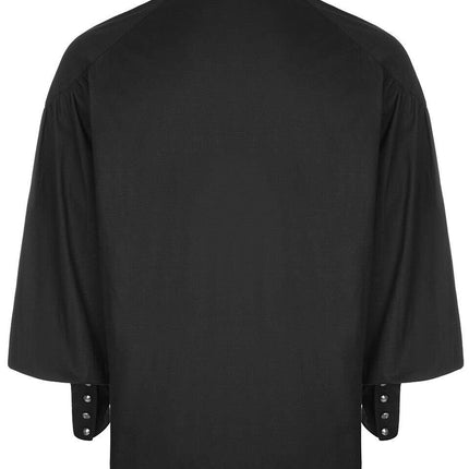 Amazon New Men's Shirt Long Sleeve Top Eaby Medieval Bright Eye Performance Stage Dress Lace-up Lace
