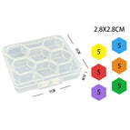 30PCS hexagonal boxed 6 color
