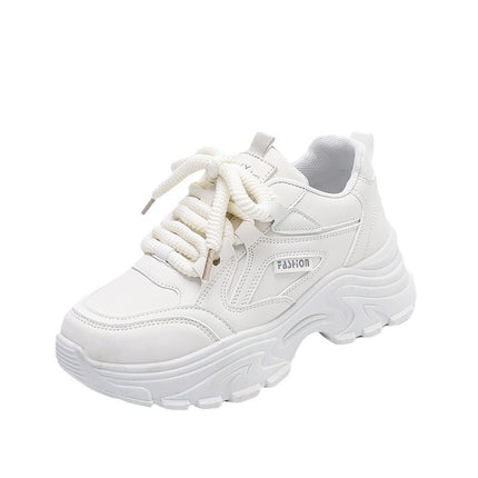 Women's Dad Shoes Ins Trend 2026 Spring New Versatile Retro Sports Casual Shoes Thick-Soled Women's Shoes 8821