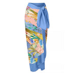 Blue gauze skirt / One size fits all