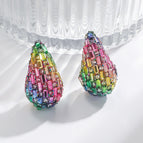 Color drop earrings (weight 15g)