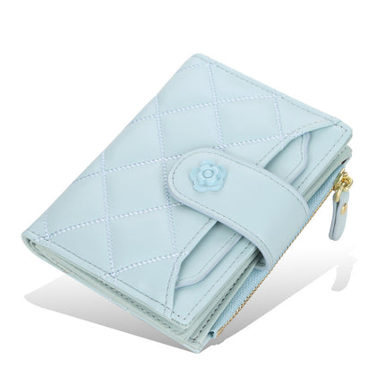 Baellerry Short Women's Wallet Fashionable K-Style Multi-Card Slot Card Holder Vertical Storage Simple Coin Purse for Women