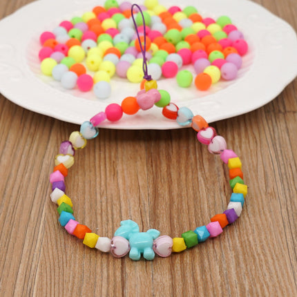 Factory direct supply handmade beaded mobile phone lanyard bluetooth speaker lanyard flashlight fan selfie stick U disk sling
