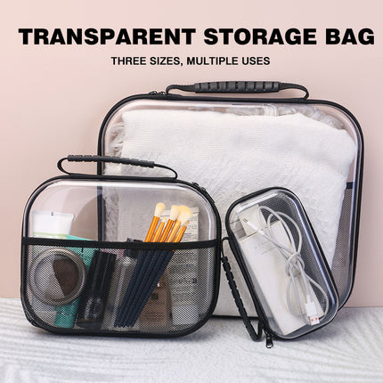 2025 Cross-Border Amazon Pet Mesh Tote Bag Zipper Mesh Storage and Sorting Bag Storage Bag Cross-Border Hot Seller
