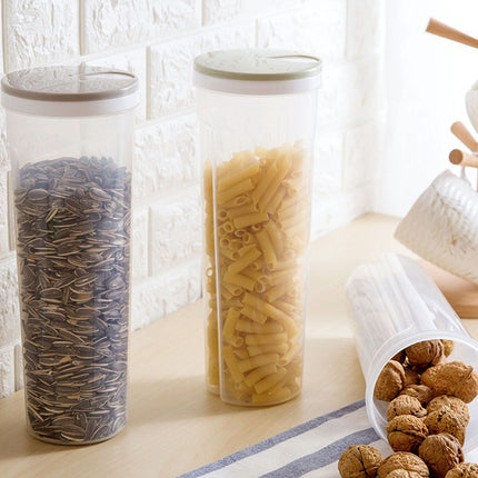 Kitchen Noodles Box Plastic Bottle Transparent Sealed Jar Grain Storage Box Household Storage Jar Storage Jar
