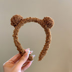Deep coffee curly hair band (DN1643)