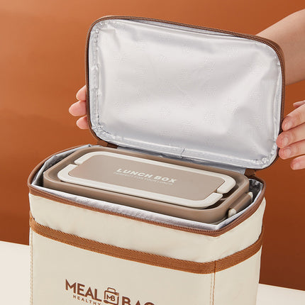 Hongjun Da Insulated Lunch Box Bag, Lunch Bag with Pot Holder, Lunch Bag for Office Workers, Thickened Aluminum Foil Lunch Bag