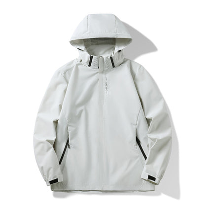 Jackets for Men and Women, Versatile Jackets for Couples, Windproof, Waterproof and Windproof, Removable Outdoor Mountaineering Jackets with Logo