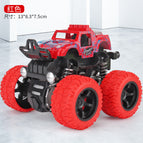 [Color box] Large red stunt car off-road vehicle