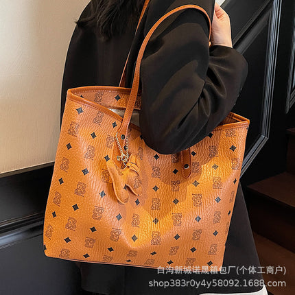 Cross-Border Popular Tote Bag for Women Large Capacity 2025 New Versatile Trendy Shoulder Bag High-End Fashion Underarm Bag