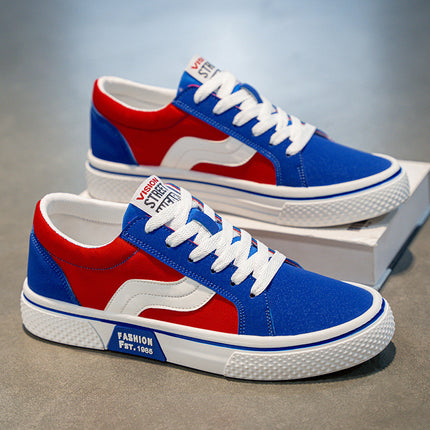 Summer and Autum Breathable Canvas Shoes Large Size 45 Shoes Men's 46 Black Sneakers Plus Fat and Widened Casual Shoes Cloth Shoes