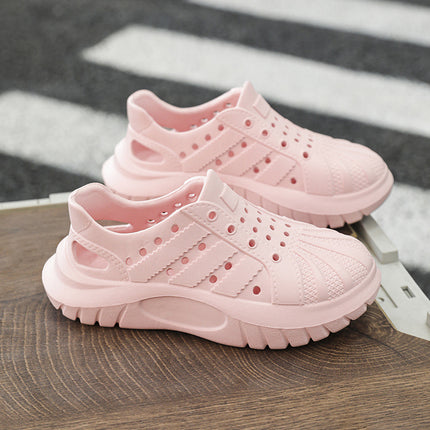 2025 New Style Hole Shoes for Men and Women Couple Wading Non-slip Waterproof Light Outdoor Wear Baotou Sandals Beach Shoes