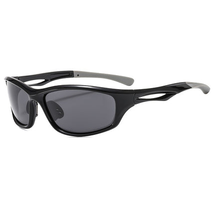 Cross-border European and American Outdoor Sports Polarized Sunglasses Women's Windproof Riding Glasses Ins Style Sunglasses Men's Advanced Sense