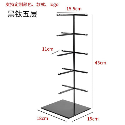 Display Rack Stainless Steel Bag Hanging Bag Display Rack Hat Display Rack Glasses Display Rack Shoes Bag Shoes Display Rack