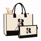Black Letter Flower R