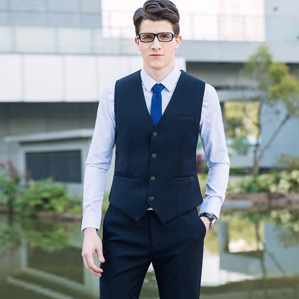 Professional Wear Men's and Women's Vest suit Hotel Front Desk KTV Attendant Work Clothes Billiards Club Embroidered LOGO