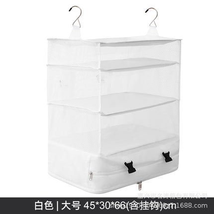Hanging Bag Portable Storage Bag Wall-Mounted Space-Saving Travel Hanging Bag Wall-Mounted Travel Folding Wardrobe Storage