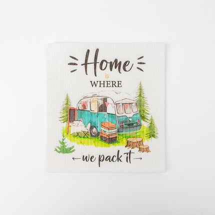 Kitchen Sponge Dishcloth Wholesale Multifunctional Water-Absorbing and Oil-Removing Scouring Pad Non-Woven Fabric German Wood Pulp Cotton Rag