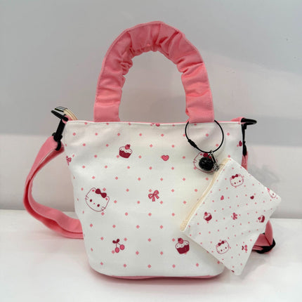 New Girls Handbag Storage Bag Cute Lunch Box Bag Handbag Mother Bag Korean Cartoon Bag Hand Bag