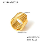 A214-gold ring / No. 6