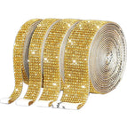 3 rows of diamonds 0.6cm / Spray golden color