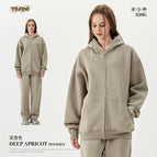 Dark Apricot-Zip Sweat / S