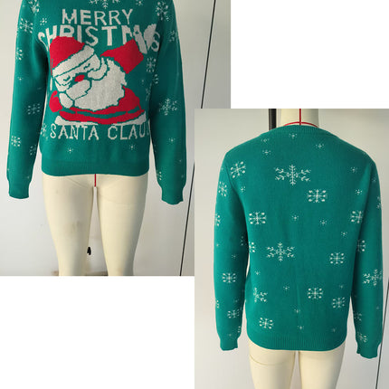 Cross-Border European and American Clothing Autumn and Winter Women's Sweaters Casual Family Clothing Christmas Sweaters Christmas Sweater