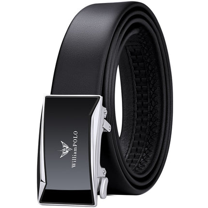 King Paul belt men's leather automatic buckle business pants belt men's pure leather belt wholesale a generation of hair