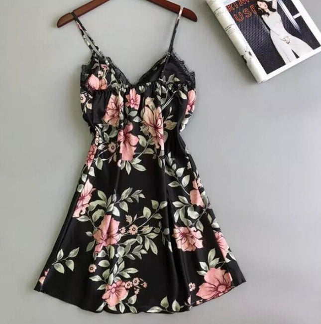 Factory Supply Hot Sale Sexy Split Pajamas Set Sexy Lace Sling New