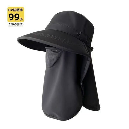 New Hat Women's Sun Hat Folding Large Cornice Hollow Sunscreen Sun Hat 2025 Outdoor Casual Fisherman Hat Basin Hat