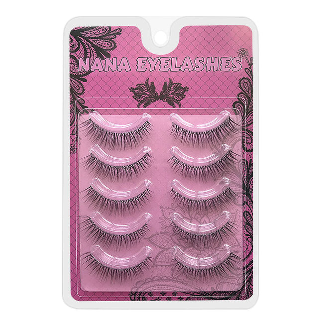 Nanman Xiaofang Baiyueguang Korean Jennie's Same Style Eye Tail Lengthening Natural Daily False Eyelashes Curled