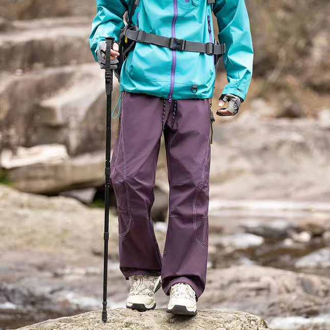 Eldoria Three-Proof Outdoor Hiking Pants Quick-Drying Sports American-Style Work Pants Casual Pants Camping Hiking Pants Straight-Leg