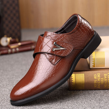 Factory direct 2023 autumn new leather shoes men's business formal leather shoes top layer cowhide daily office non-slip