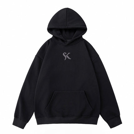 Amazon American Heavy Hooded Sweatshirt Men's Embroidered Towel Autumn Trendy Brand Loose Couple Jacket Wholesale