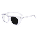 Transparent blue [anti-blue light gray lens] / 0 degree flat mirror [anti-blue light]