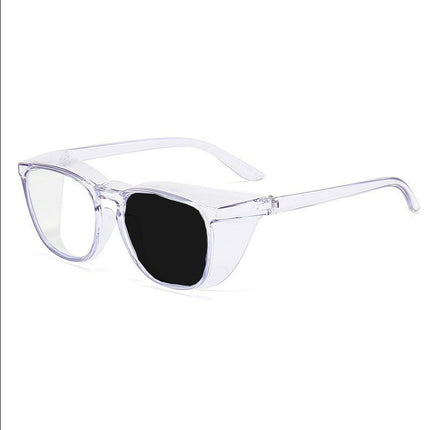 Amazon new anti-blue anti-pollen goggles anti-fog anti-sand anti-dust goggles HD flat glasses