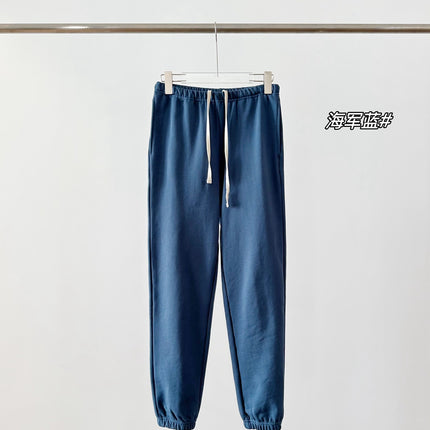Popular Spring New Dopamine Color Sweatpants Solid Color Versatile Casual Slimming Terry Women's Sports Pants