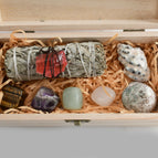 Eight kinds of rough stone gift box-type a