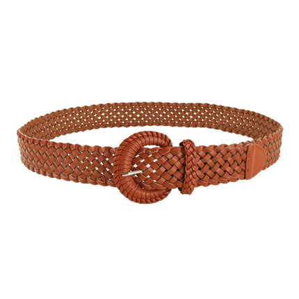 Bohemian Woven Belt Decoration with Skirt, Artistic Style, Casual and Versatile Autumn and Winter Woven Holiday Style Belt