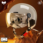 One size fits all / 3c starlight gray [electroplated short visor] new national standard class a